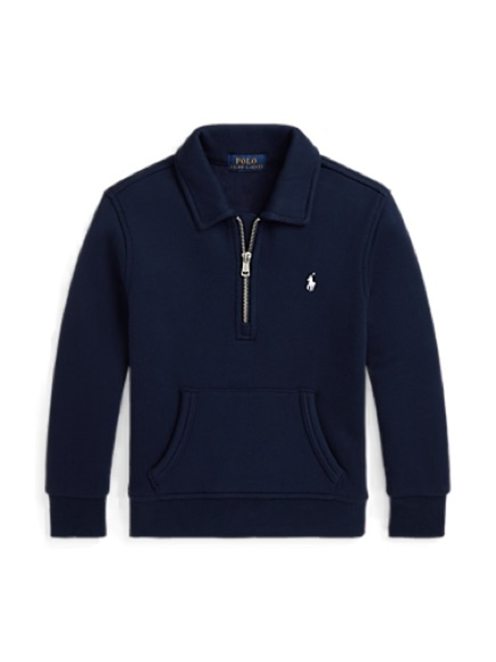 Polo by Ralph Lauren Navy Quarter-Zip Pullover Hoodie